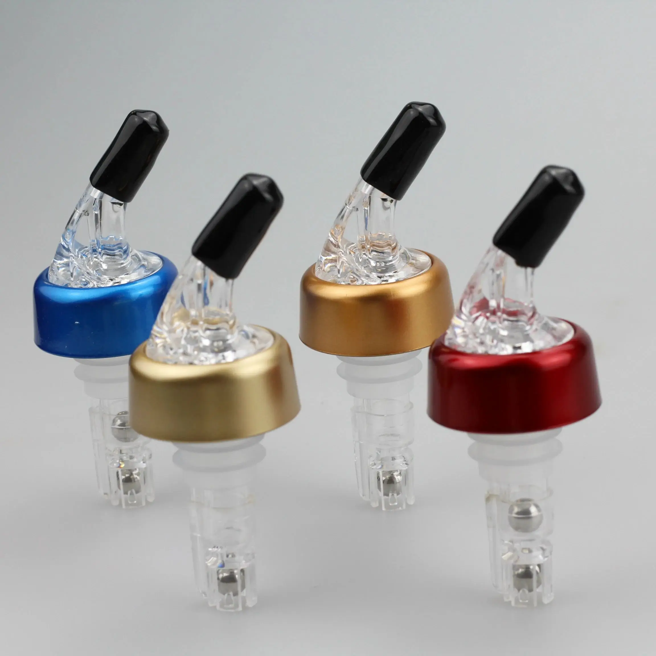 Automatic Measured Bottle Pourer Spout - Quick Shot Spirit Measure Liquor Pourer with Dust Caps, Measuring Wine Spouts Dispenser