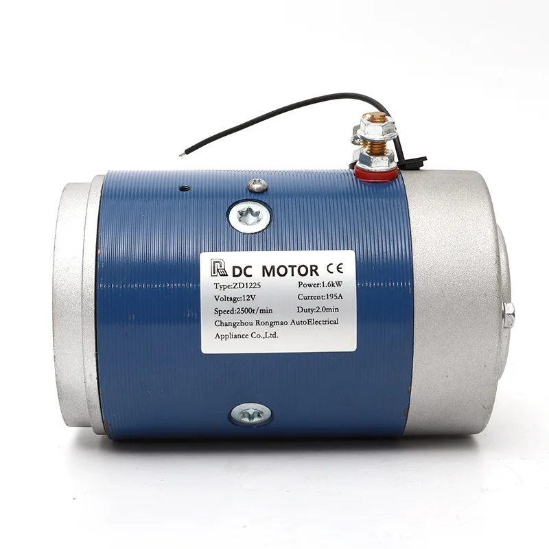 Imagem -03 - Motor Escovado da C.c. do Poder Superior Fio de Cobre Unidade do Poder do Movimento Especial para o Tailboard do Caminhão 12v 1.6kw 24v 2.5kw