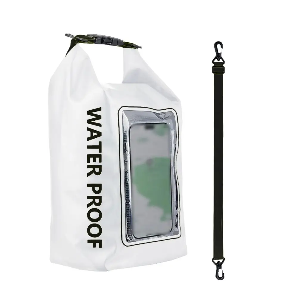 New PVC 5L Swimming Waterproof Bag Multifunctional Large Capacity Waterproof Bucket Bag Mobile Phone Bag Beach