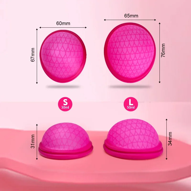 Dysk menstruacyjny wielokrotnego użytku Flat-fit Design Kubeczek menstruacyjny Bardzo cienki sterylizujący silikonowy dysk menstruacyjny Tampon/Pad