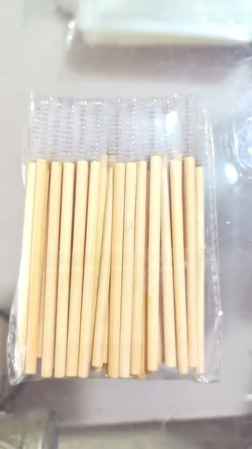 50Pcs Bamboo Handle Eyelash Brush Makeup Brush Eyelash Extension Mascara Wands Applicators Eye Lash Curling Comb Makeup Tools ﻿
