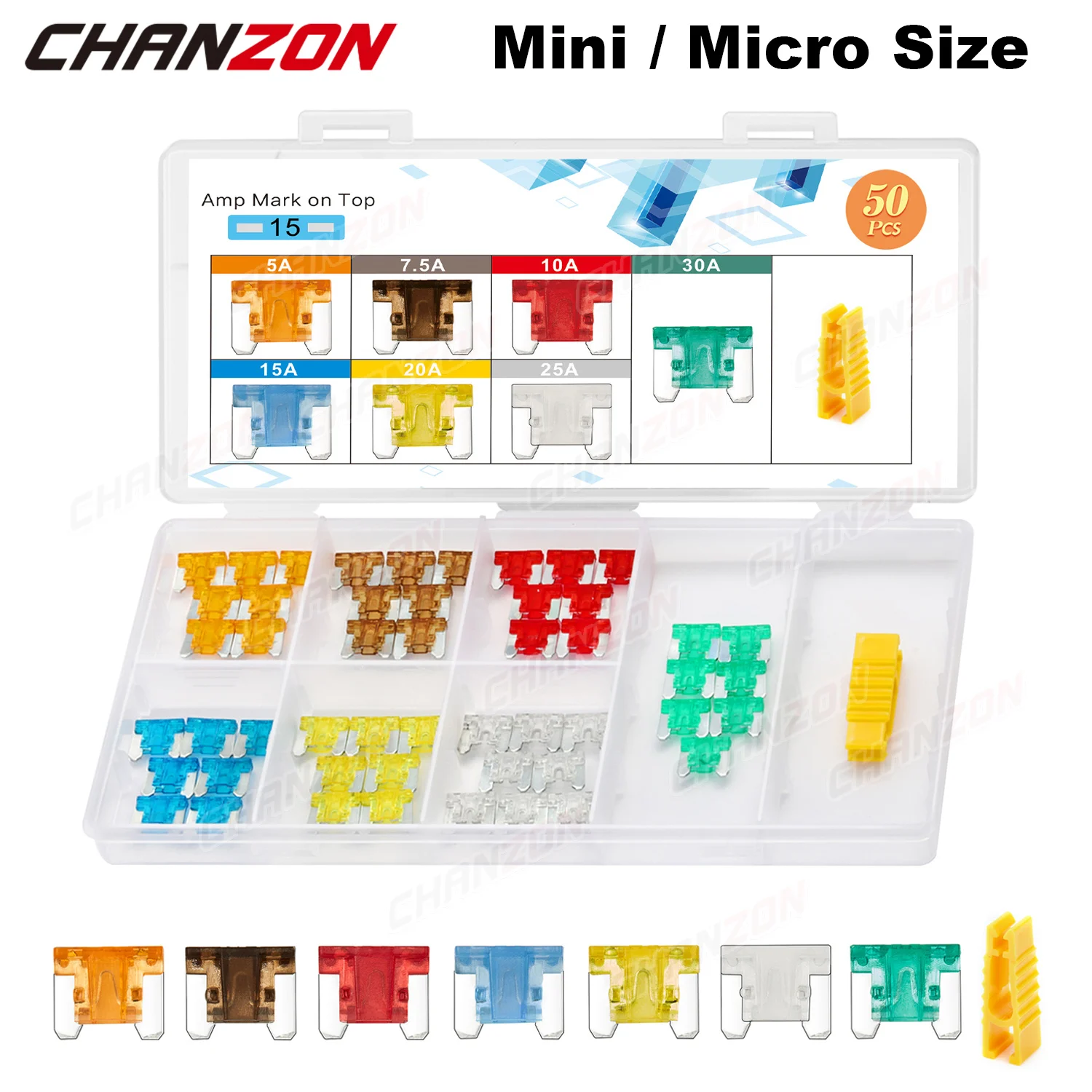 50Pcs Car Fuse Set …