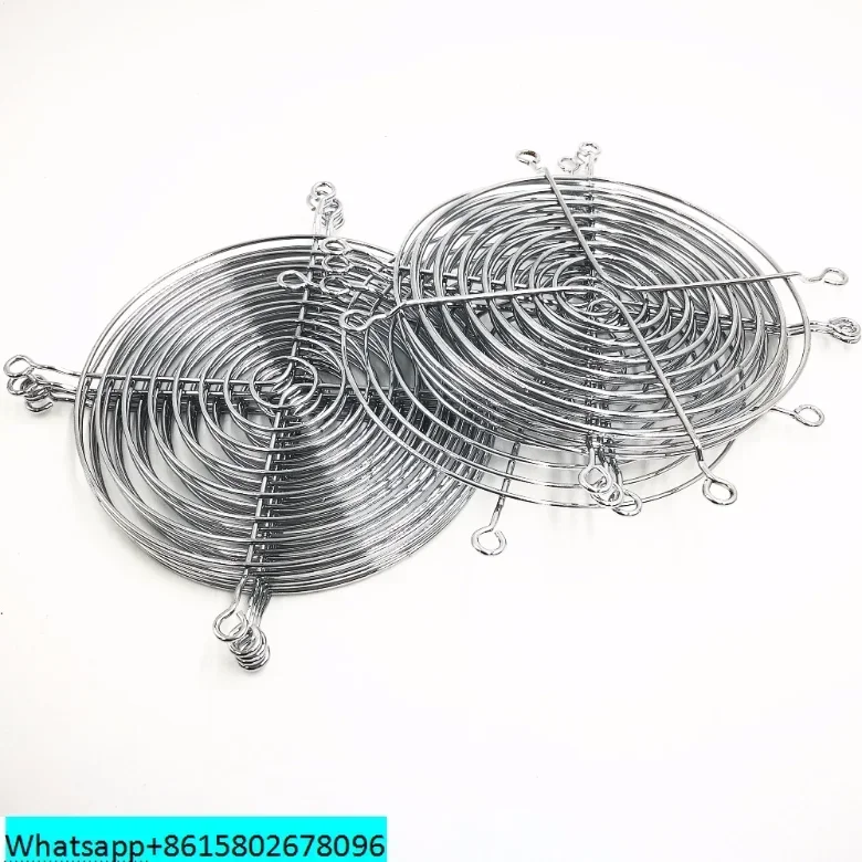 30 PCS Metal Cooling Fan Grill Cover Radiating Protective Cover Net Filter Guard 80mm/90mm/120mm  Fan Iron Net