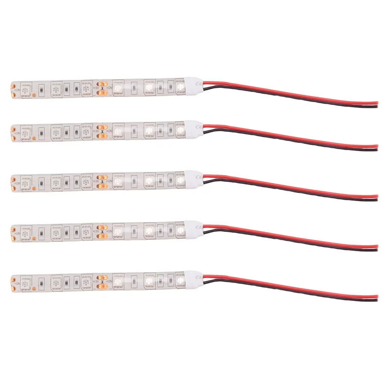 ABDJ-10Pcs 10Cm impermeável verde 5050 luzes de tira LED DC 12V caravana barco carro