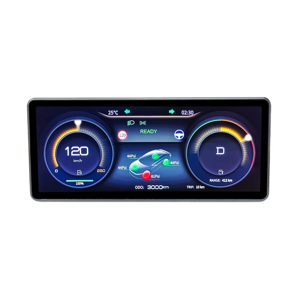 10in Digital Dashboard Heads UP Display Carplay Android Auto for Model 3 Y