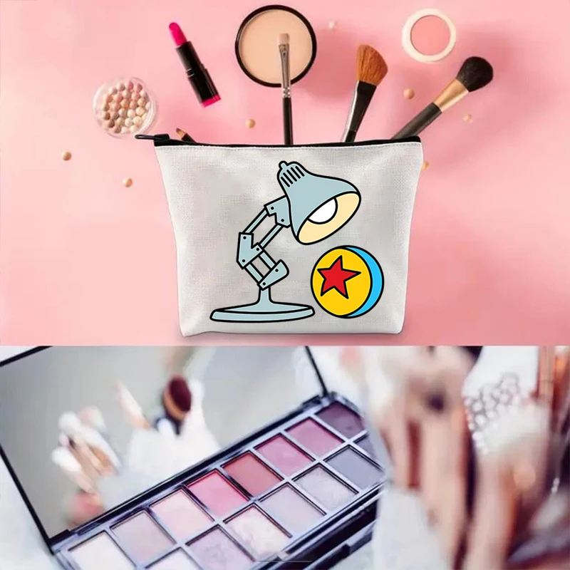 الجدول مصباح حقيبة مستحضرات تجميل الحقيبة العصرية محفظة نسائية للعملات المعدنية حقيبة قماش قنب حقيبة مستحضرات التجميل أدوات الزينة العطور سماعة أحمر الشفاه محفظة مقلمة