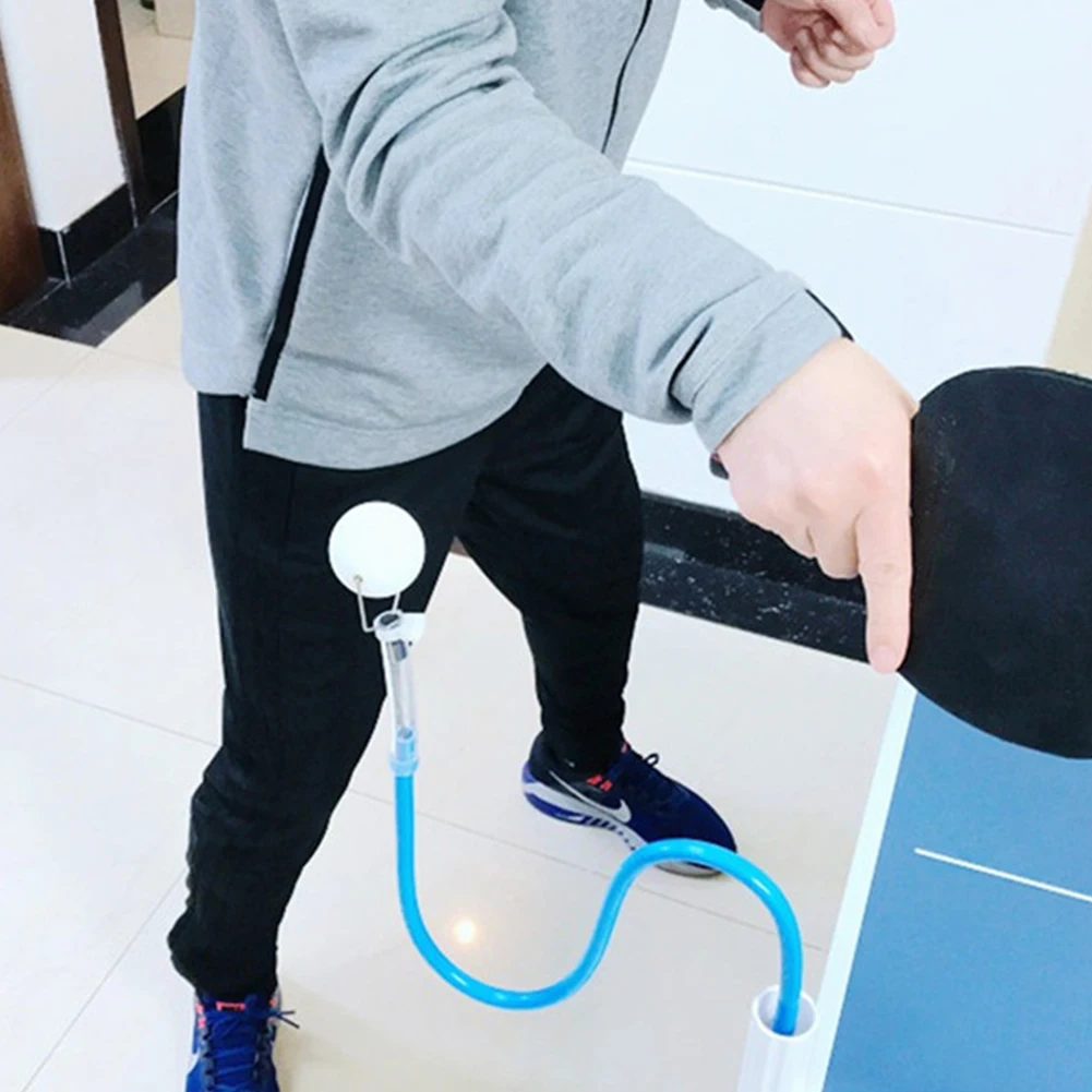 

Table Tennis Ball Trainer Pingpong Practice Training Device Rapid Rebound Self-Study Robot Ball with Table Clamp for Beginners