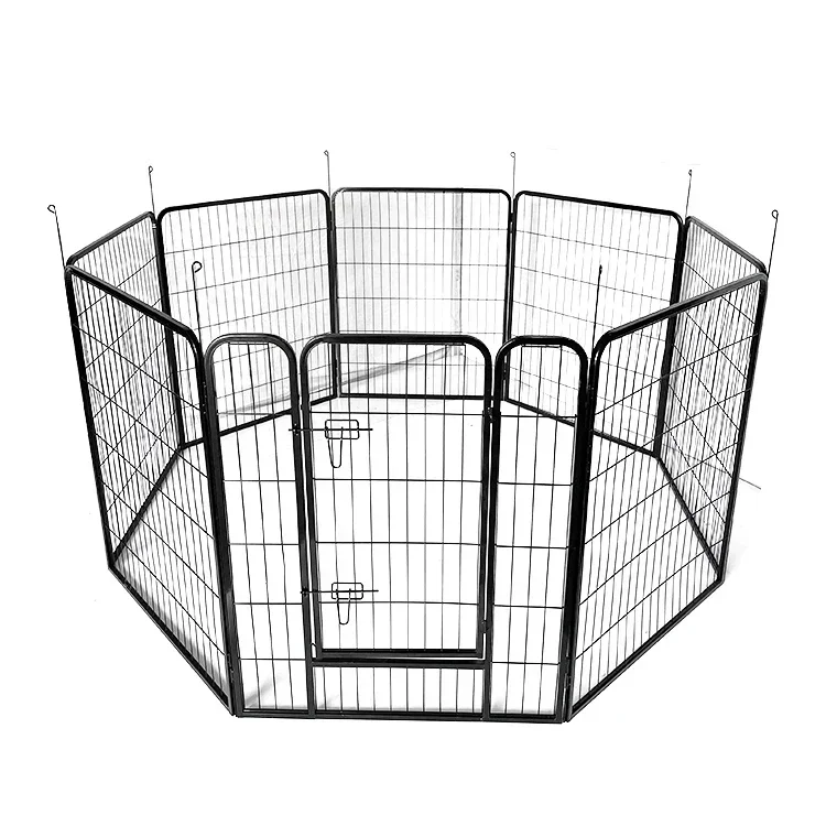 

Pet Products Supplies Isolation Door Guardrail Free Combination Dog Fence Indoor And Outdoor Free Space Pet Dog Fence Cage