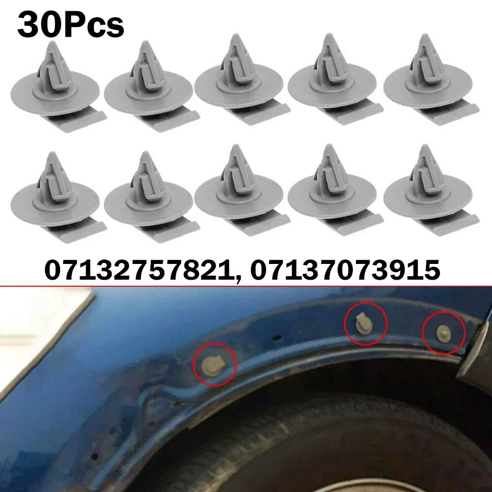 

30Pcs Wheel Arch Trim Molding Clips For BMW For Mini For Cooper R50 R52 R55 R56 07132757821 07137073915 Replacement Car Part