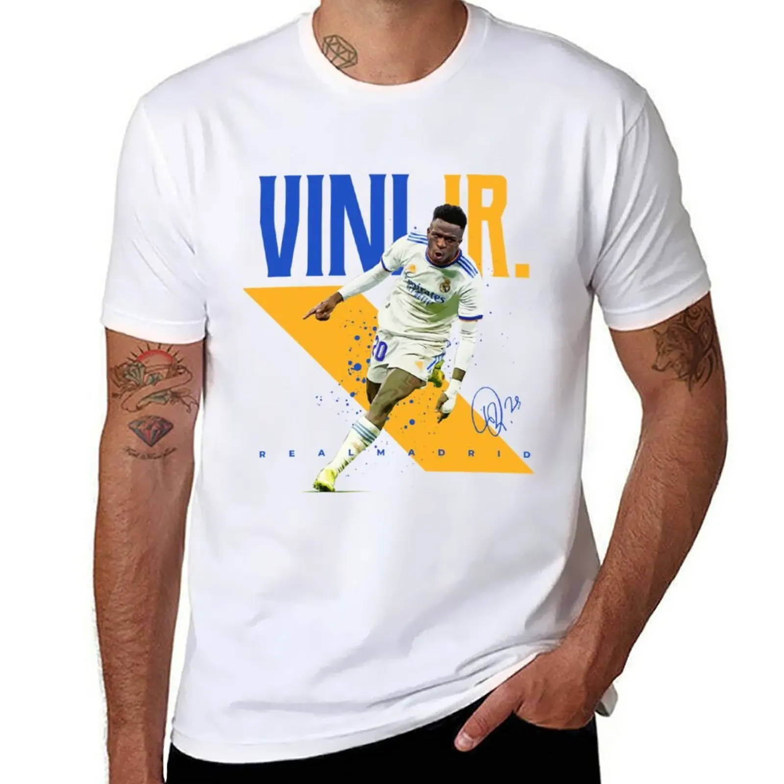 

Vini Jr. T-Shirt t shirt man cotton t shirt men 100% cotton luxury brand T-Shirt