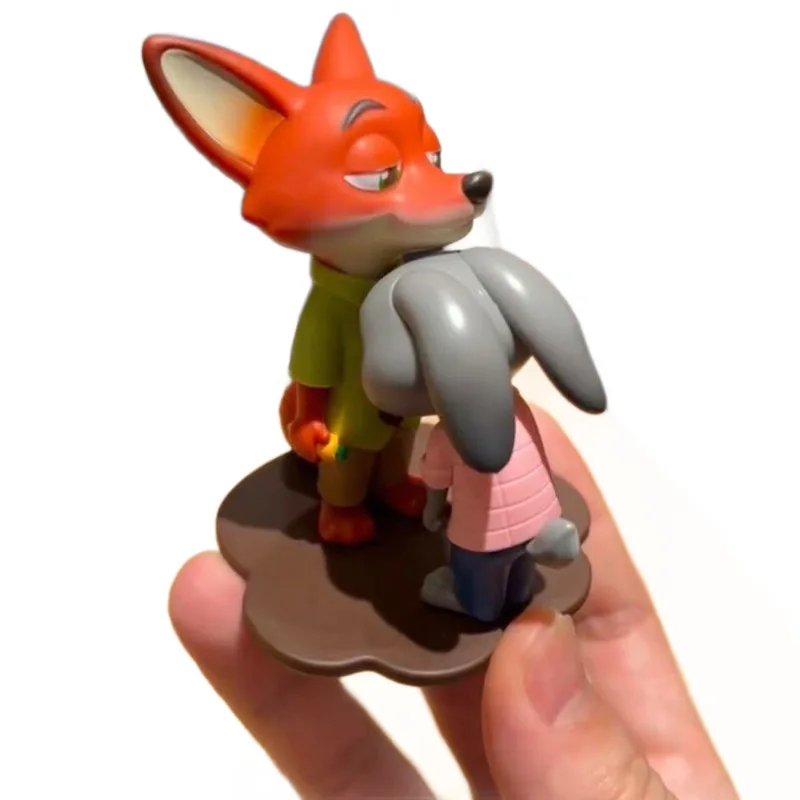 Zootopia Nick Judy Figura misteriosa Giocattolo da collezione Scatola cieca Regalo Bambola in miniatura Opere d'arte fatte a mano Città di animazione Squadra perfetta