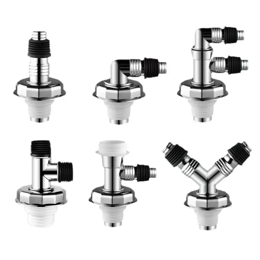 

Адаптер сливной трубы для раковины с защитой от запаха, уплотнительное кольцо, многофункциональный кухонный бассейн, канализационная ветка, разъем для водопроводной трубы для посудомоечной машины