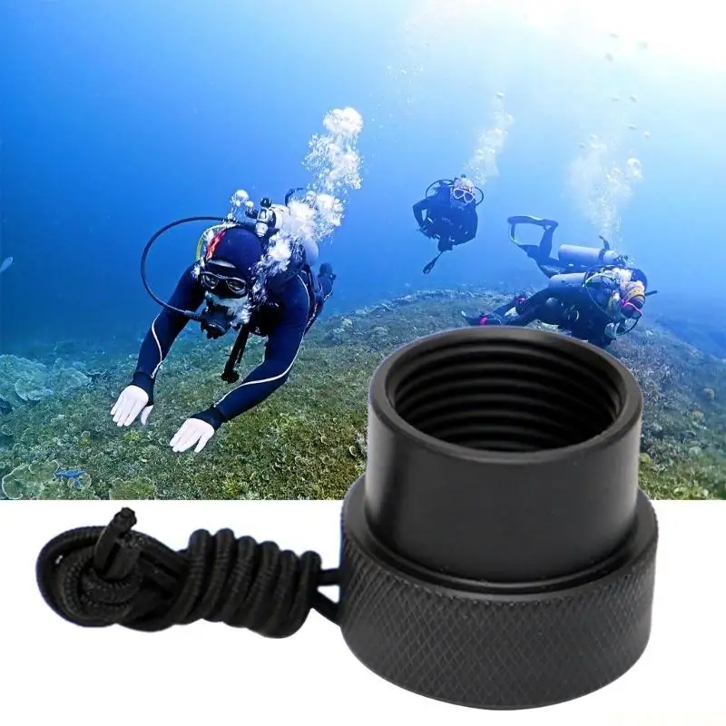 

M5TC 2Pcs Threaded Din Valves Dust Plug Protector Caps Scubas Diving Valves