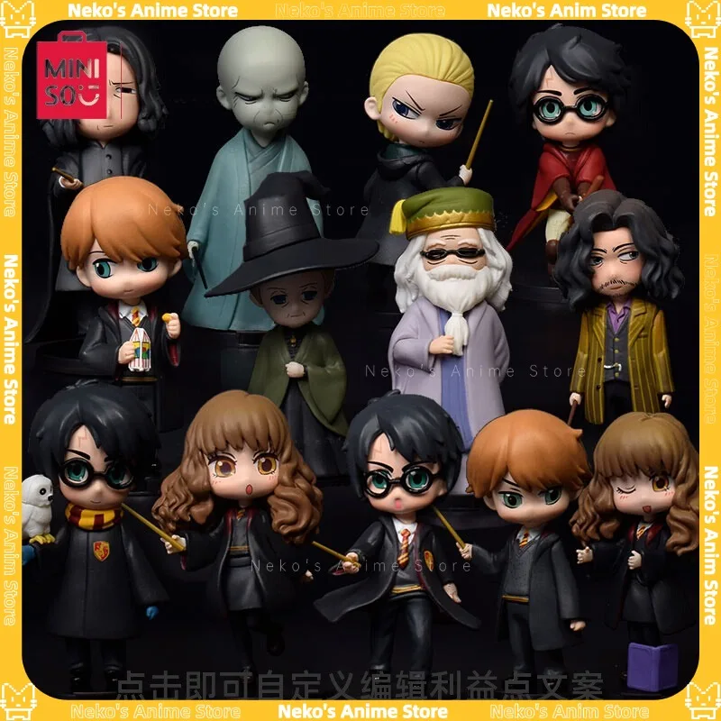 

In Stock MINISO Blind Box Harry Potter Hermione Snepron Ornaments Figure Model Doll Dolls