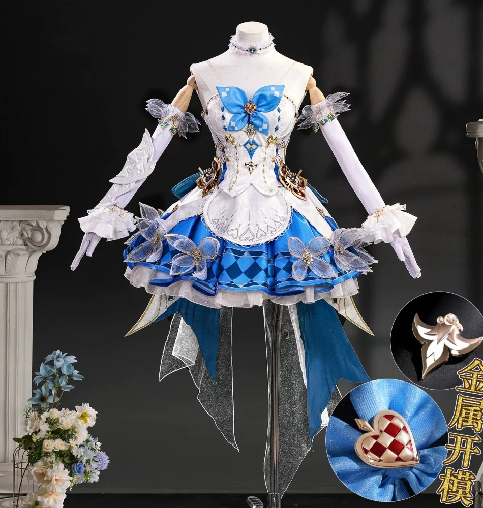 COSMART NARAKA:BLADEPOINT Tessa disfraz de Cosplay para mujer Cos juego Anime uniforme de fiesta Halloween juego ropa de rol