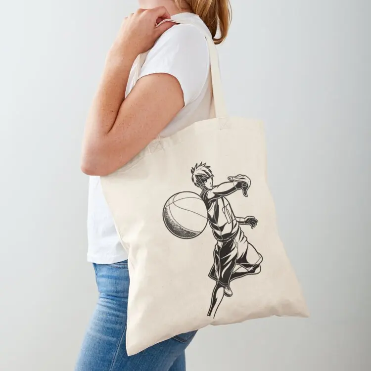 

Kuroko No Basket Kuroko in Action Line Art Tote Bag Women's handbag Fabric bag tote bag men's