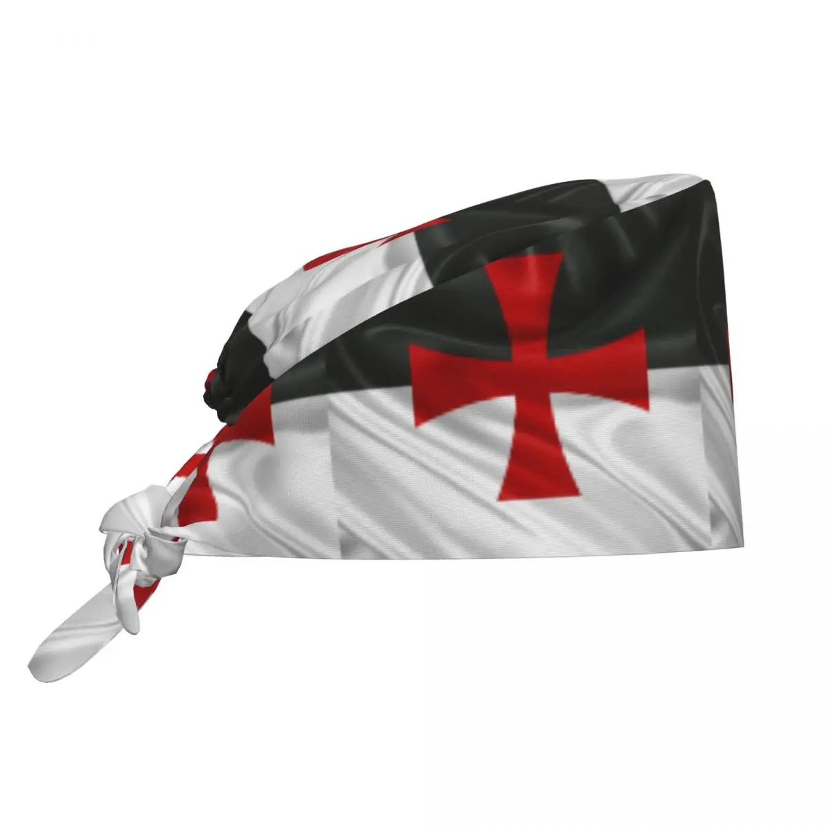 Flag Of Knights Templar Working Cap Surgical Hats Women Men Medieval Crusades Cross Operating Room Cap Nursing Cap Lab Works Hat