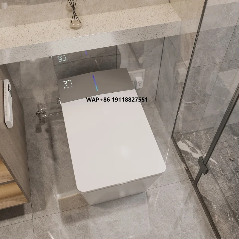 

Smart Wc Toilet Automatic Flush Sensor Bathroom Bidet Smart Toilet Watermark Floor-Mounted Ceramic Advanced Seat Heating