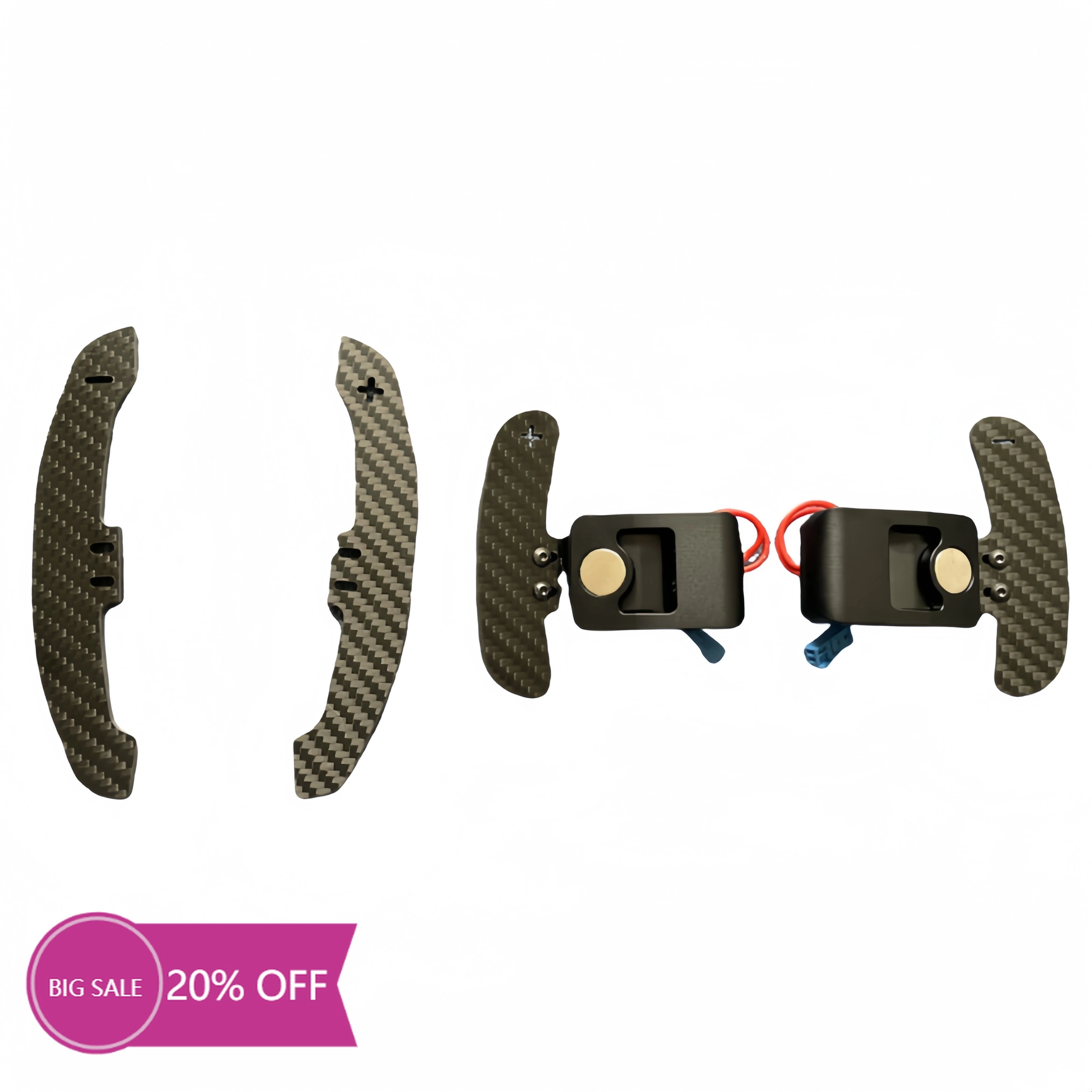 

For BMW G02 X4 Magnetic Carbon Fiber Steering Wheel Shift Paddles Replacement Extended Shift Paddles