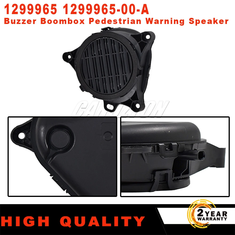 1299965 Buzzer Boombox Pedestrian Warning Speaker 2 Pins black New 1299965-00-A For Tesla Model 3 Y Cybertruck car accessories