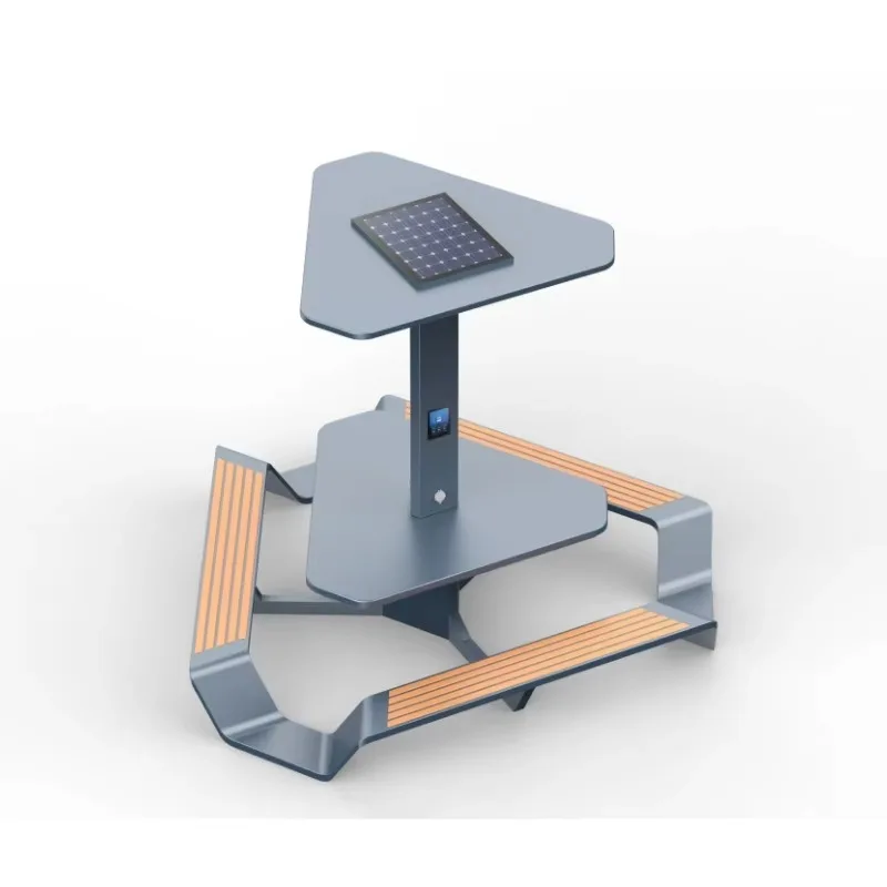 High Quality Customized Smart Low Power Solar Bench Outdoor Smart Park With WIFI Wireless Bluetooth Sound System