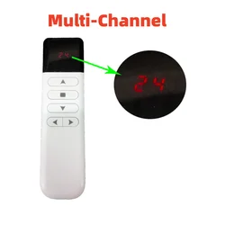 60 Channels Window Curtain REMOTE CONTROL  ADDED( ROUTE LEARNING )  Transmitter