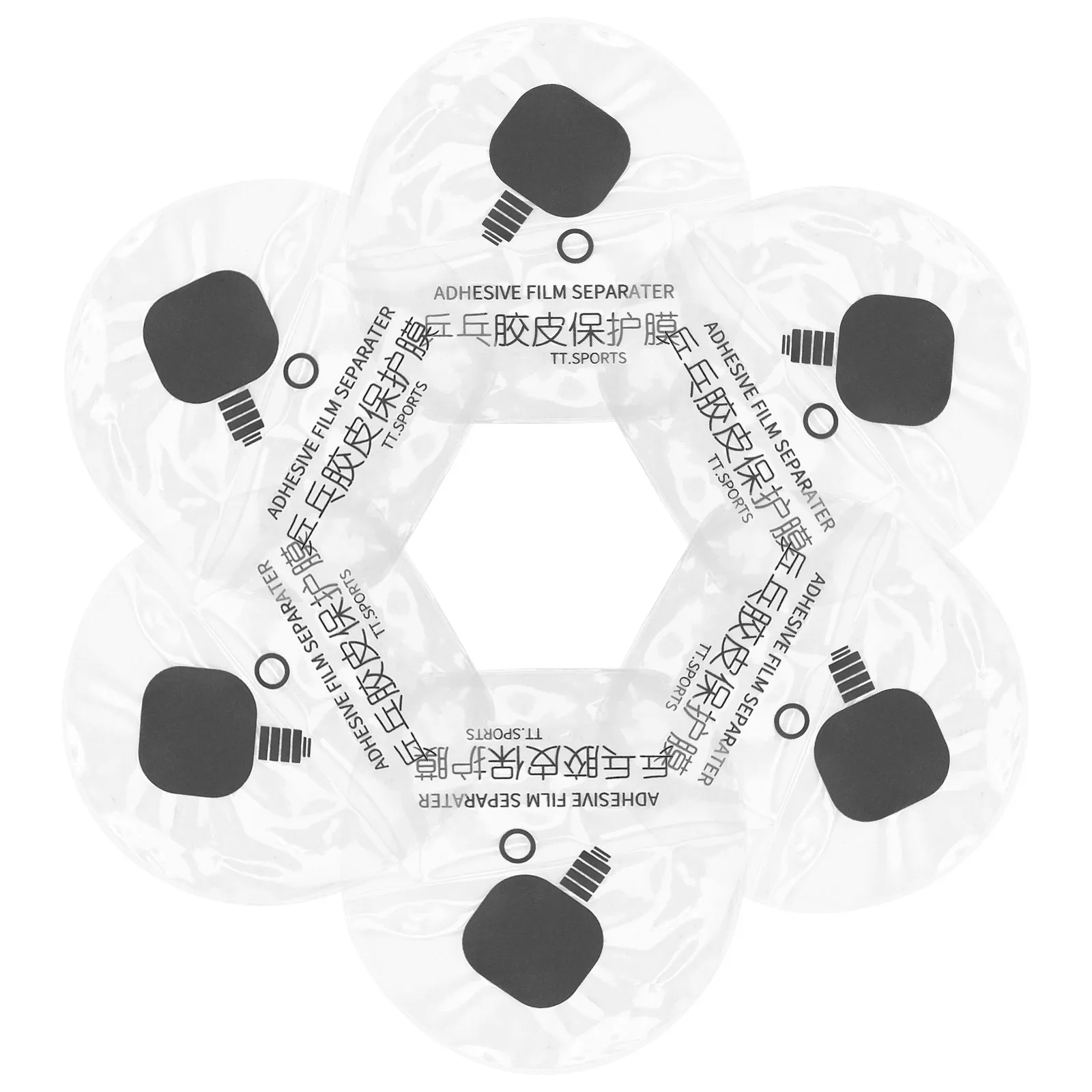 

6Pcs Table Tennis Racket Protective Film Thick Adhesive Transparent Guard for Paddle Professional Racket Protector Sports Supply