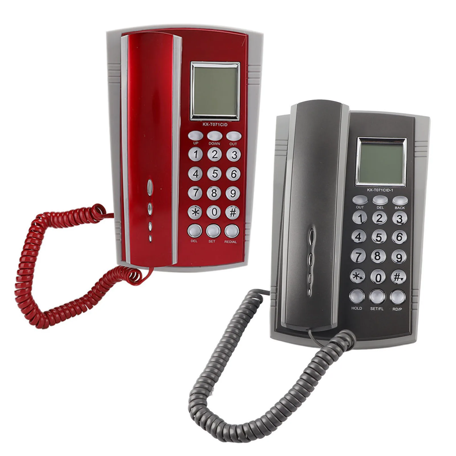 KX T071CID-1 Model English Foreign Trade Small Extension Telephone with UK Telephone Line Hanging Telephone Hotel Telephone