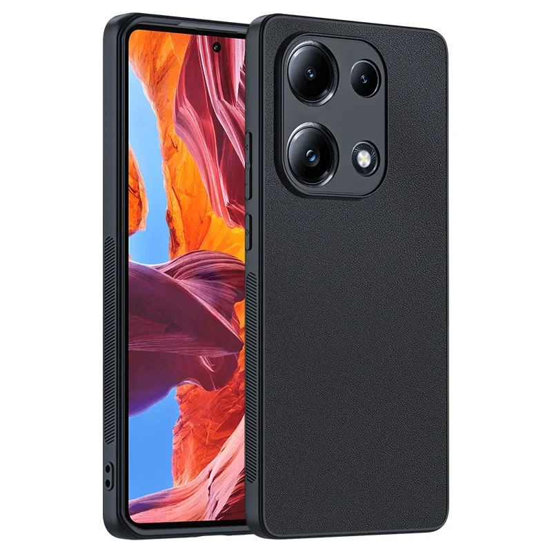 Fashion Carbon Fiber Case For Xiaomi Redmi Note 13 Pro 4G Cover Anti-knock Luxury Cases For Xiaomi POCO M6 Pro 4G