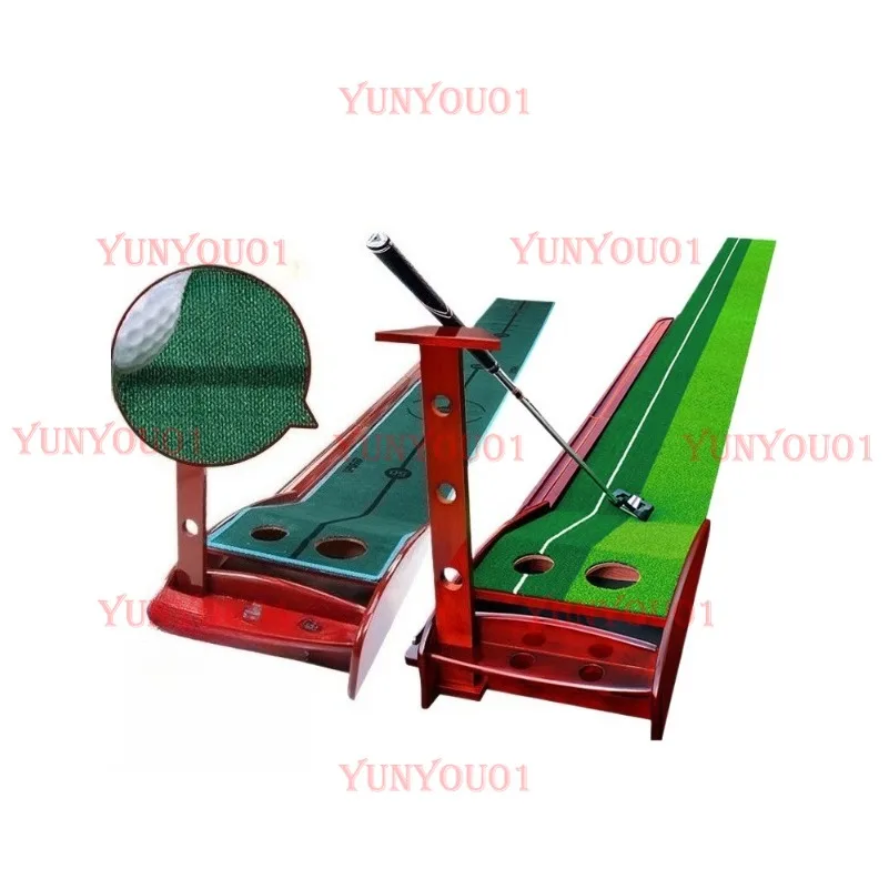 pgm-indoor-golf-practice-home-solid-wood-putting-green-children's-home-office-emulator