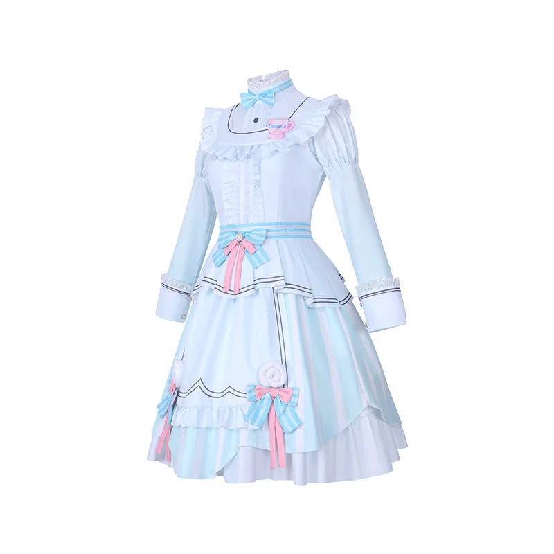 Anime Project Sekai Kleurrijke Stage Feng Xiao Meng San Li Ou Cosplay Kostuum Lolita Jurk Voor Vrouwen Halloween Comic-Con outfits