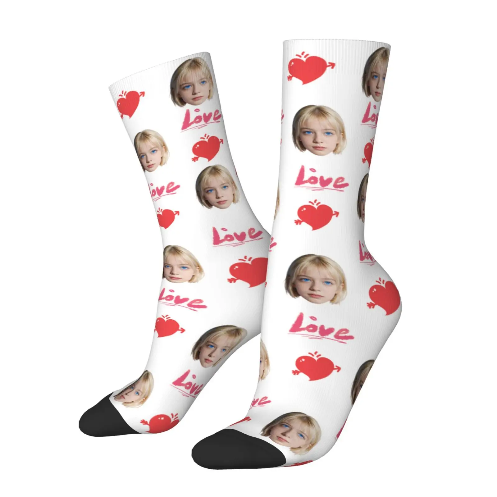Custom avatar socks for men and women custom photo socks DIY personalized picture socks photo socks personalized gifts view 5