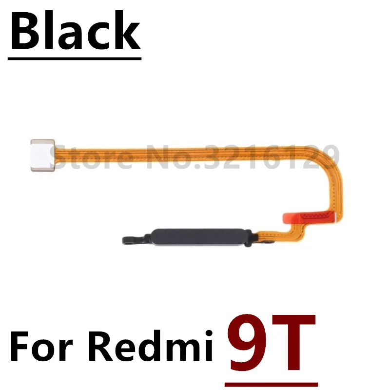 100% Original For Xiaomi Redmi 9 9C 9T 8 Fingerprint Sensor Home Return Key Menu Button Flex Ribbon Cable