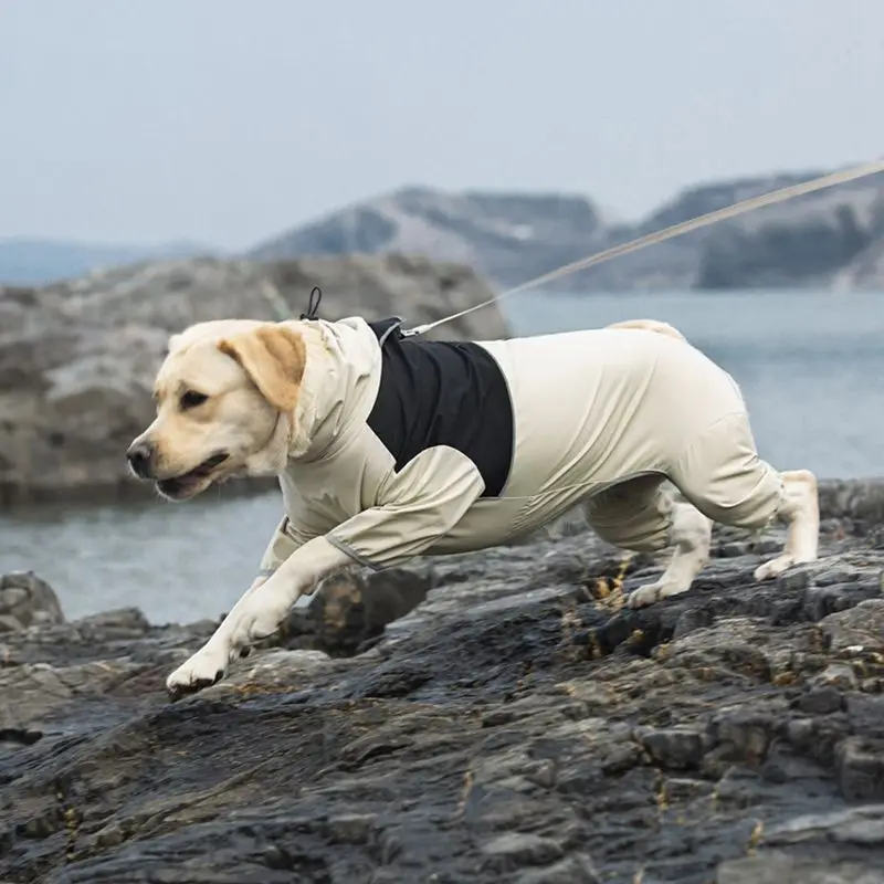 Large Dog Waterproof Jacket Clothes Dog Raincoat Waterproof for Small Dogs Labrador Doberman Clothes Pet Accessories Raincoat