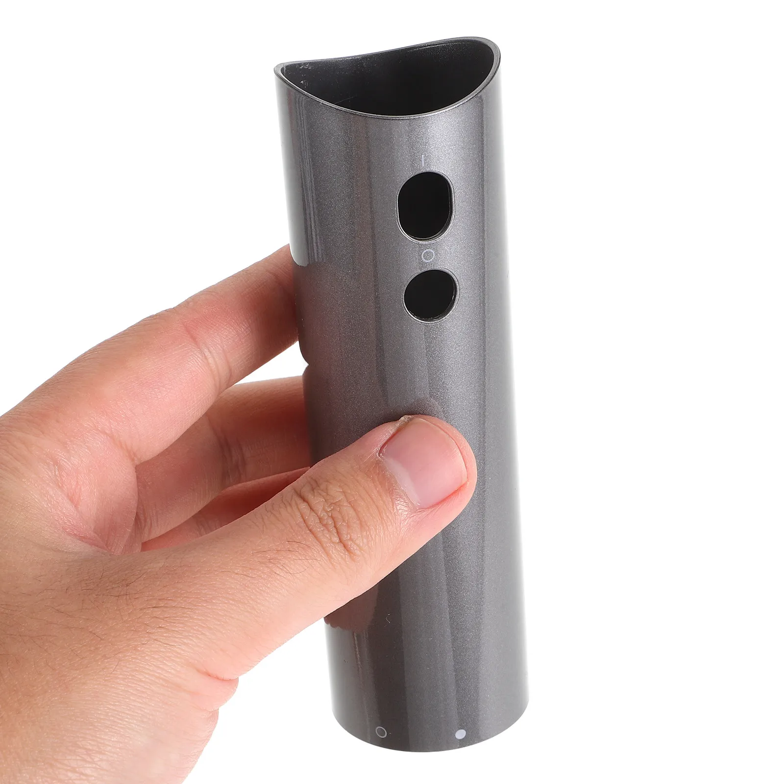 Picture 3: Plastic Hair Dryer Replacement Cover Sleeve Handle Grip for DIY Repair Maintenance Compatible with Dyson Hair Dryers Silver