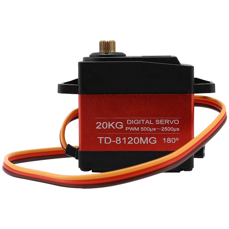 B05C-10X TIANKONGRC Td-8120Mg Metal Gear Digital Servo With 20Kg High Torque For Rc Remote Control Car Model Vehicle 20Kg Servo