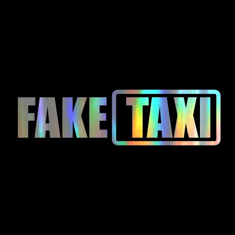 

Car Sticker 3D FAKE TAXI Fashion Sticker On Car Funny Vinyl Stickers Decals JDM Motorcycle Car Styling Accessories 13cm*3cm