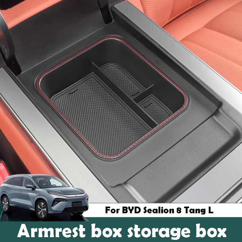 

For BYD Sealion 8 Tang L 2025 Armrest Box Storage Box Plastic Material Original Car Mold Making Car Accessories