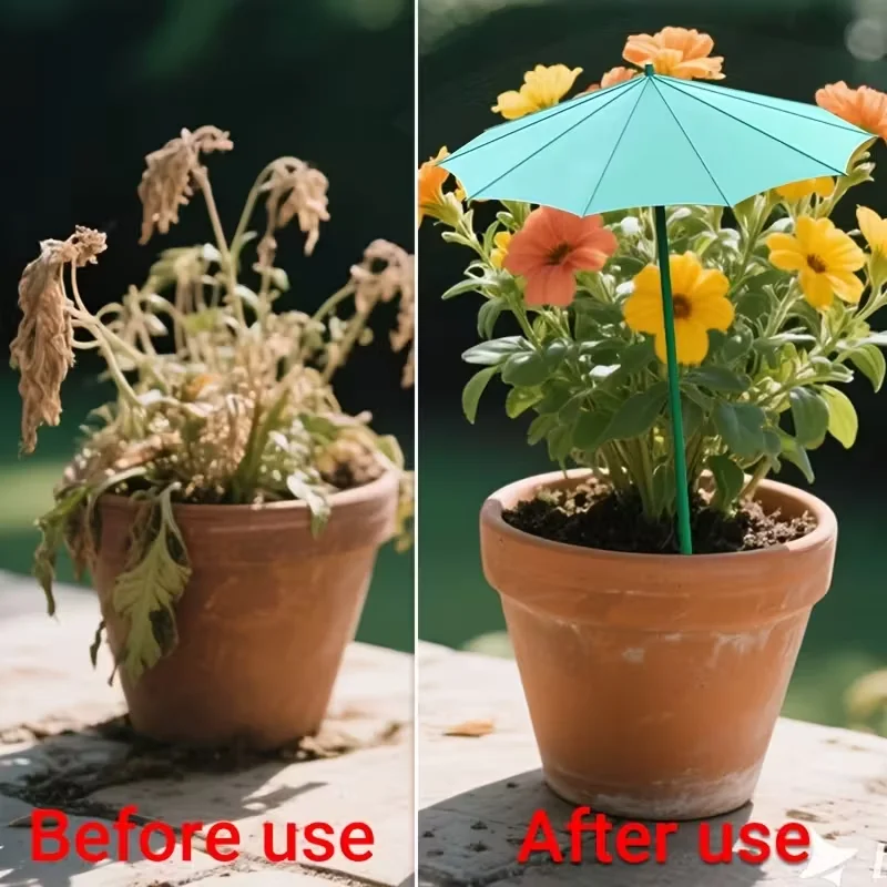 New Design Plant Umbrellas for Outdoor Plants, Garden Umbrella Shade for Potted Plants and Garden Beds, Provide Shade to Defend