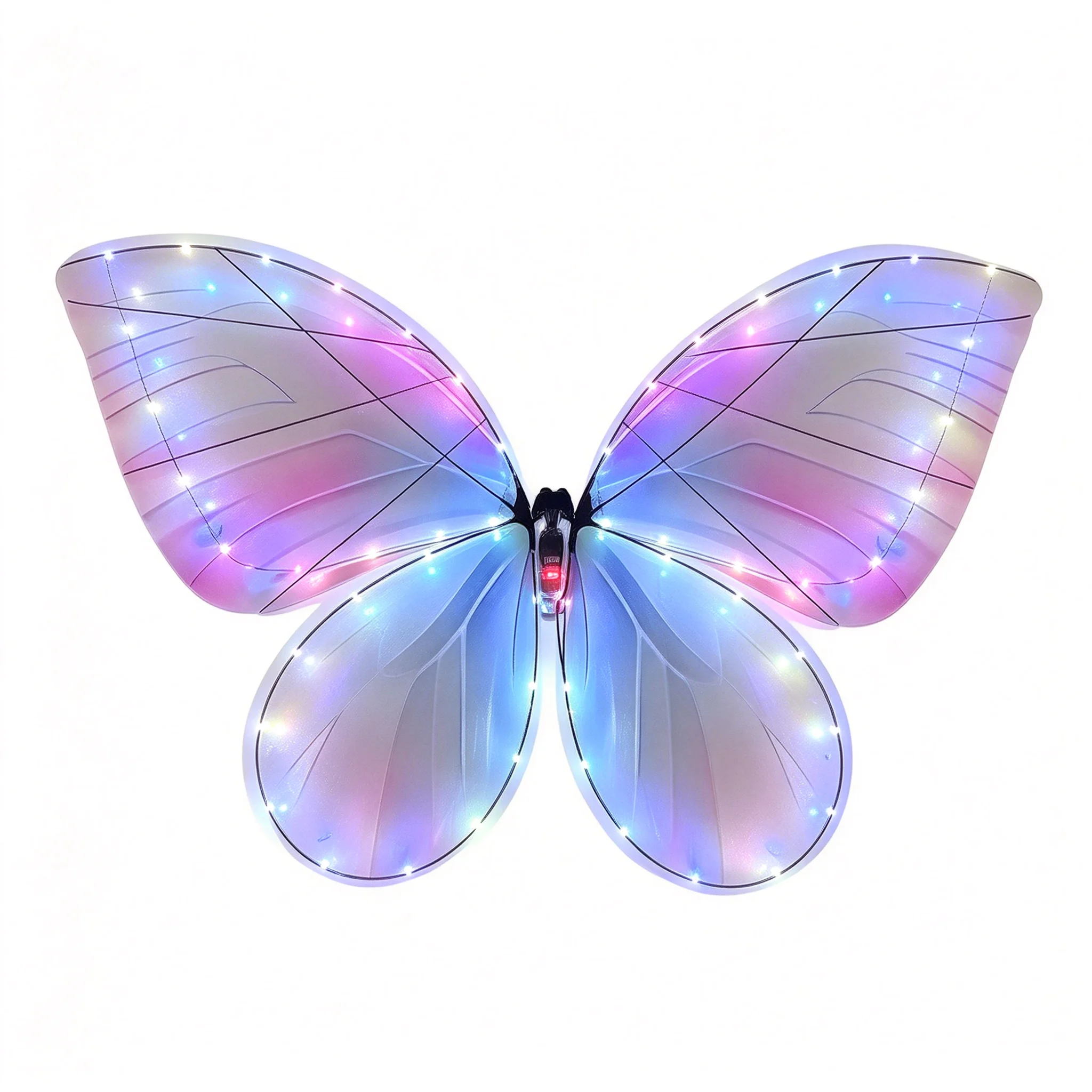 Colorful Wings, Flying Toys, Marriage Proposal, Birthday Party Decoration, Magical LED Remote-controlled Butterfly Drone