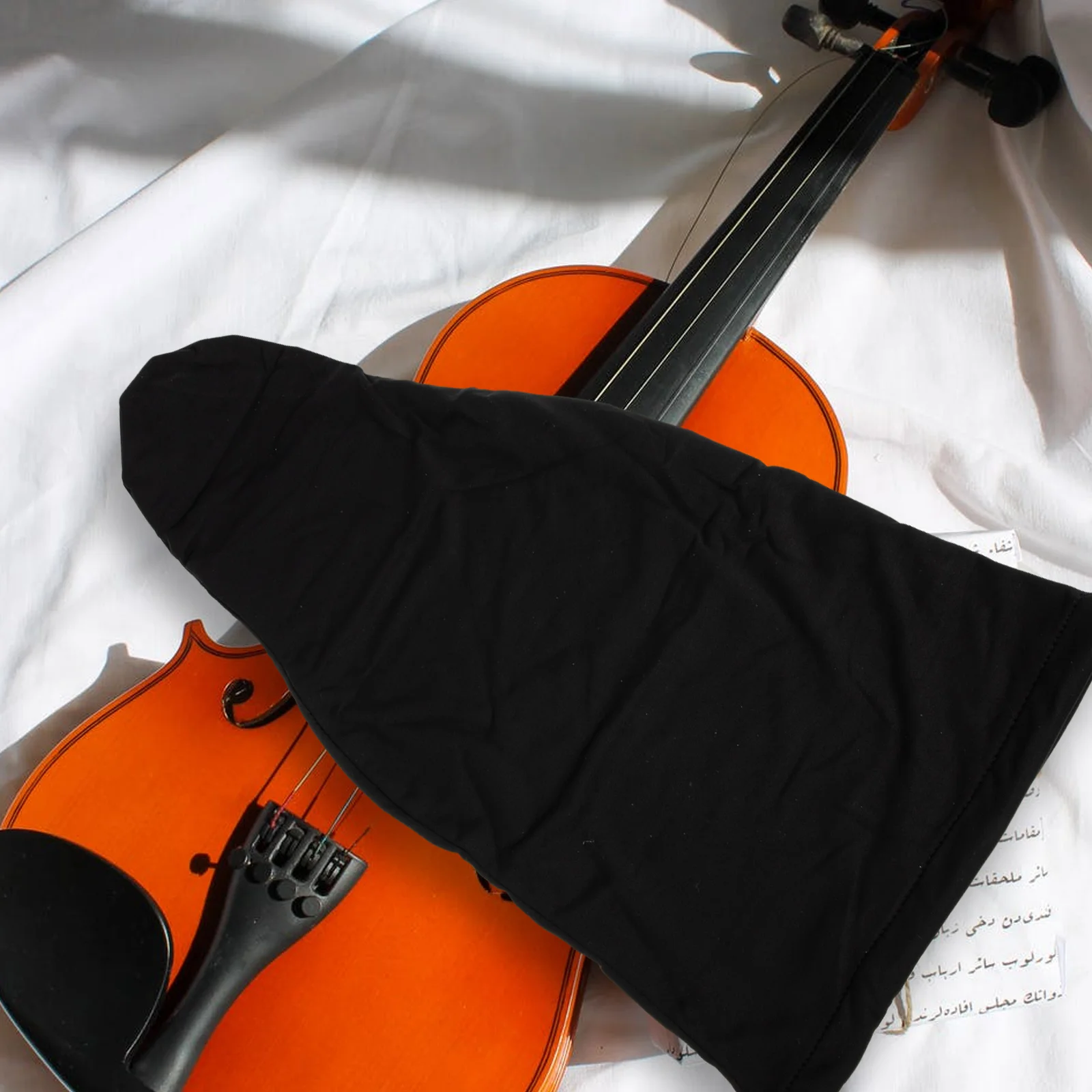 

Violin Cover Violine Case Cloth Protector Fabric Elastic Dust Para Viola