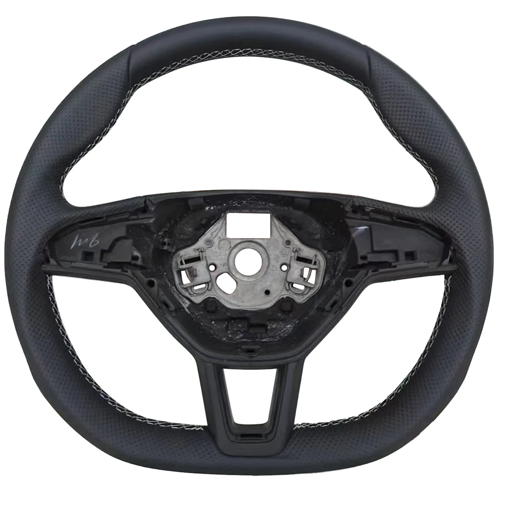 For SKODA Superb multifunctional semi perforated flat bottomed sports steering wheel 2018-2023