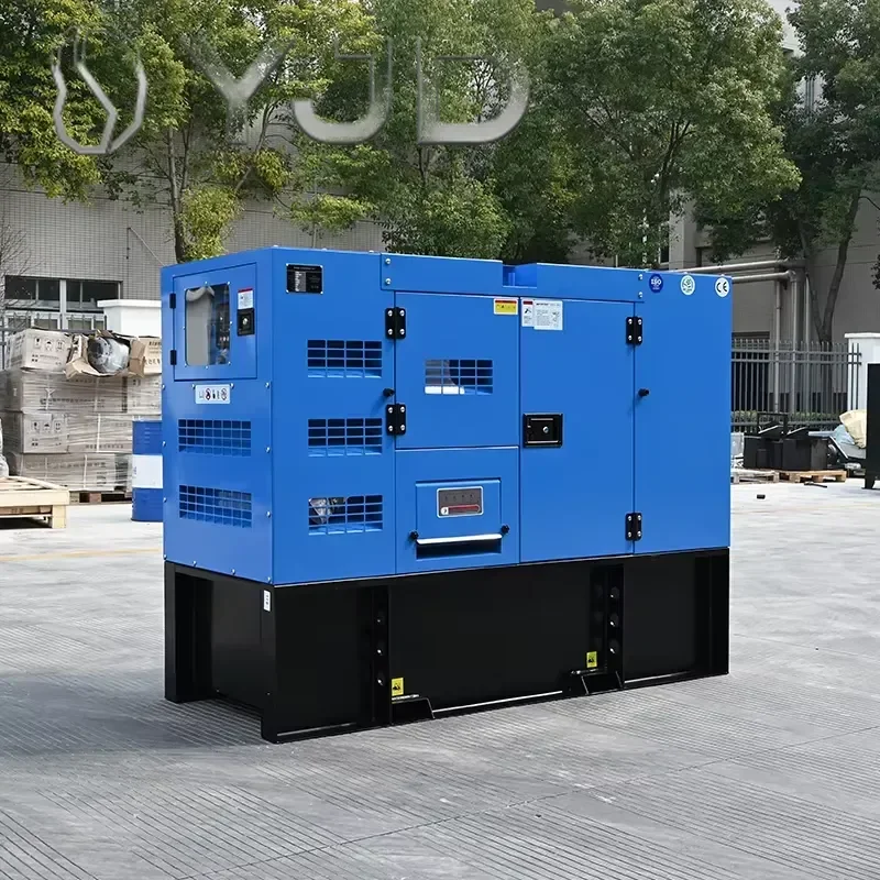 Noiseless 10Kw 12Kva 20kva 30kva 50kva Silent Water Cooled Diesel Generator Commercial Three Phase High Efficiency CE