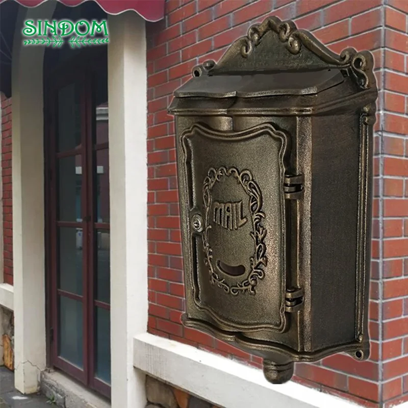 Metal Street Letter Box, Apartment Decorating, Mailbox for Home