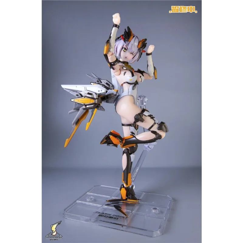 ในสต็อกจุดวาบไฟรุ่นเล่น 1/12 ขนาด 16003 Mech ตุ๊กตา Hana เปลี่ยนได้ Face Shape ชุดอะนิเมะ Action Figures ของเล่น