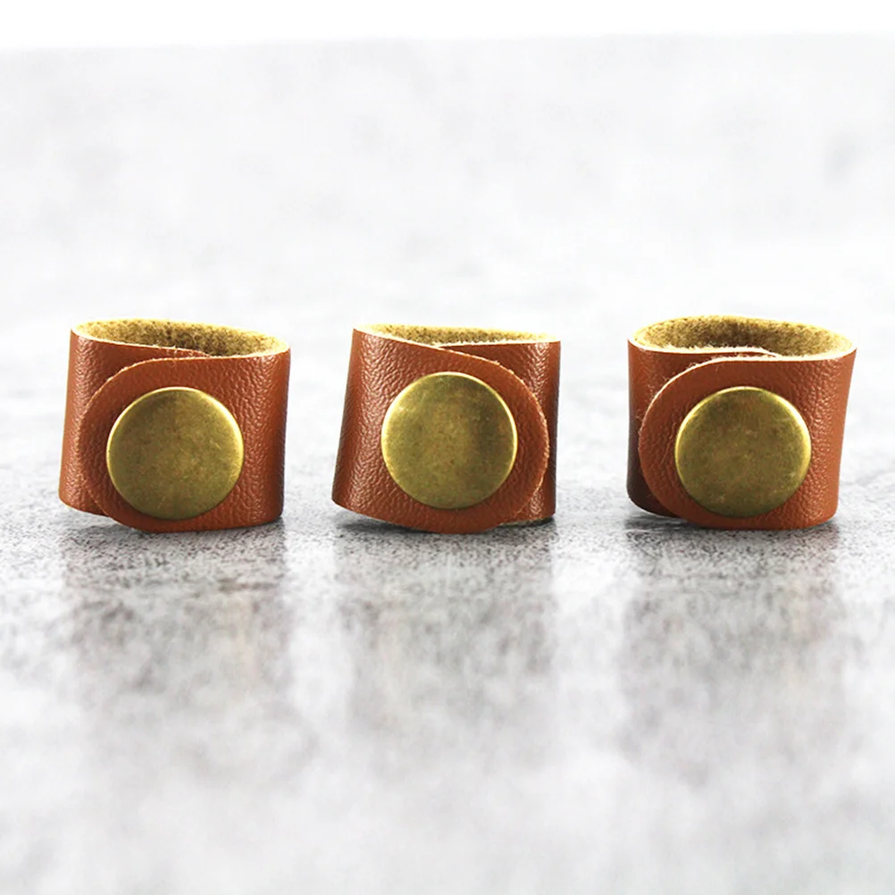 

20Pcs Cable Organizer PU Buckle Reusable Cord Winder for Headphone USB Home Office Use Dustproof Tidy Storage