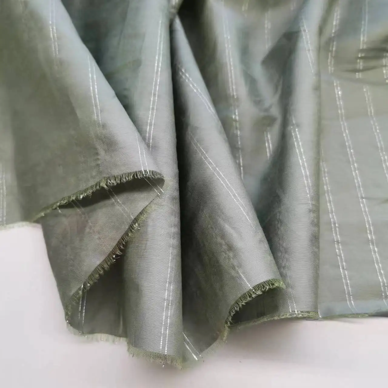 Lurex Silk Cotton Cation Fabric Metallic Somali Dirac Dress Shirt DIY Sewing Material