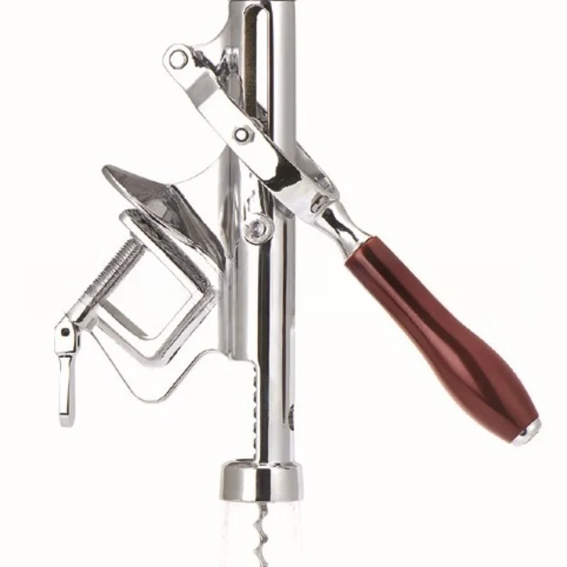 

Deluxe wall bottle table semi-automatic wine opener