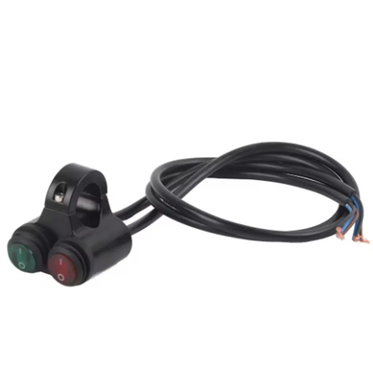 A002 22mm Universal Motorcycle Handlebar Headlight Brake Fog Lights Horn Dual Control Button Switch D