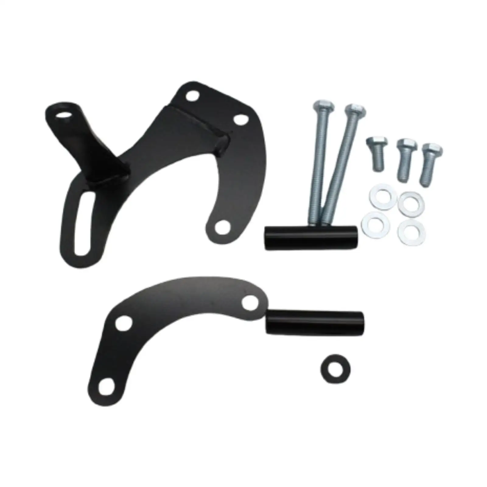 Power Steering Pump Bracket ,Premium ,Professional ,Black ,Repair Parts High Performance Metal Easy to Install Replaces